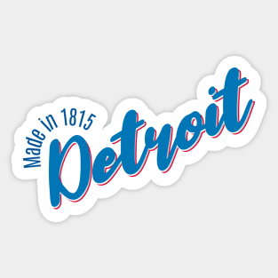 Detroit in 1815 Sticker